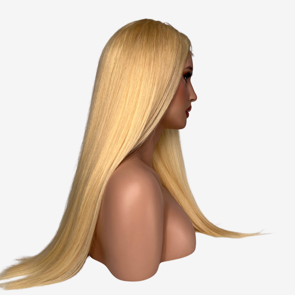 Colour 613 human hair lace wig