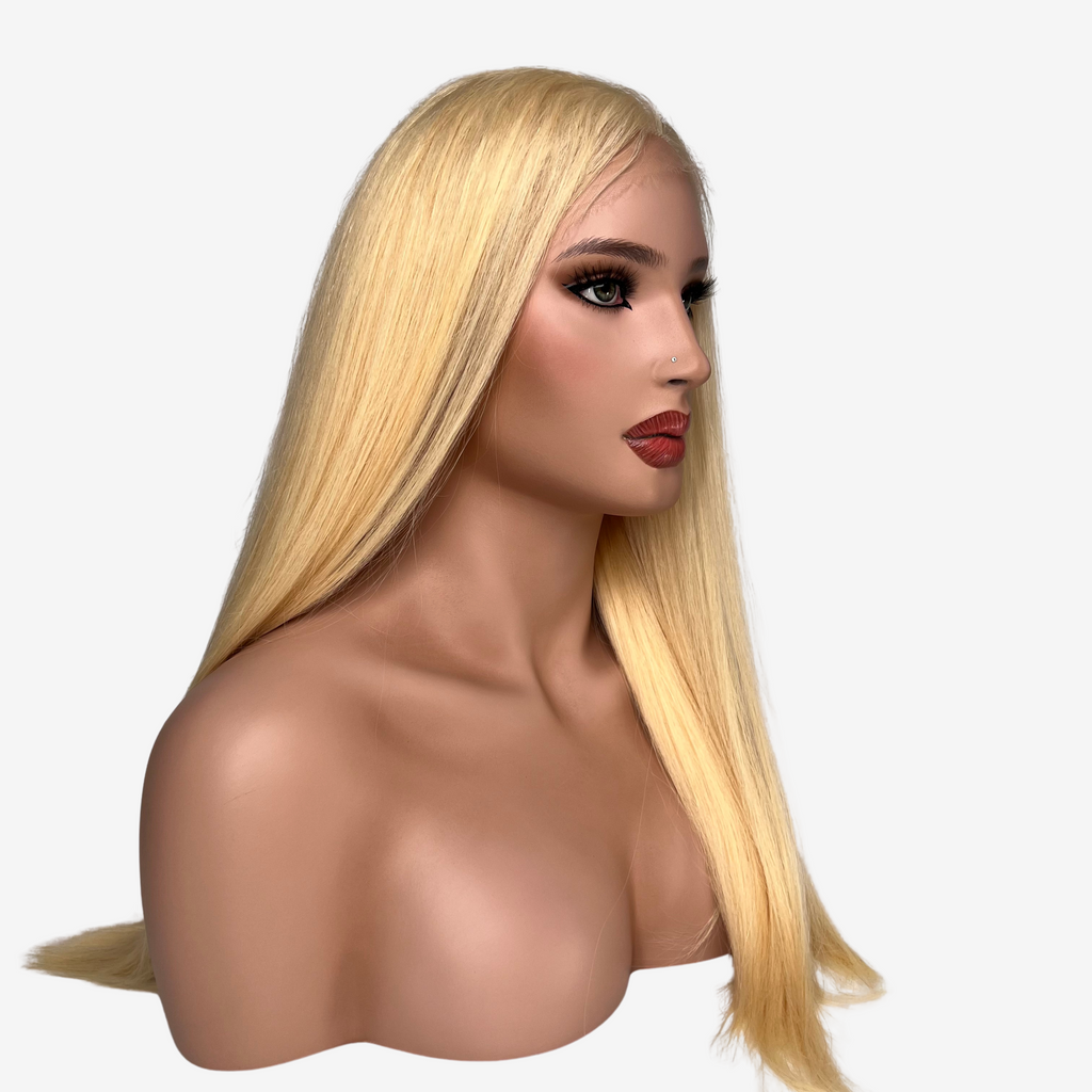 Colour 613 human hair lace wig